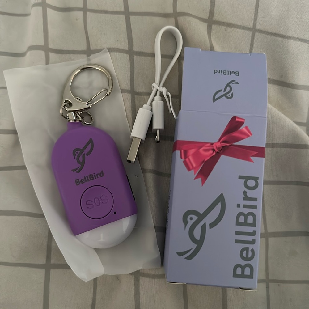Bellbird emergency SOS keychain alarm